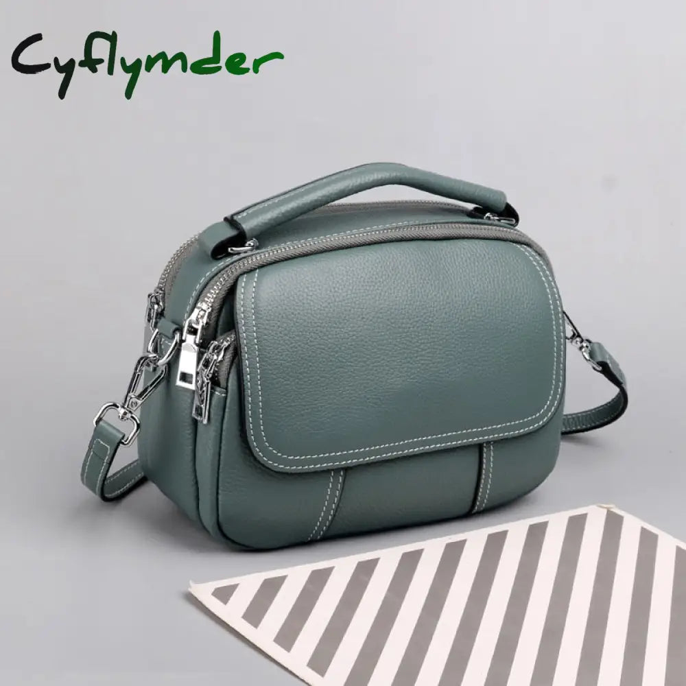 Cyflymder Luxury Designer Handbag Genuine Leather Crossbody Bags High Quality Casual Totes Women