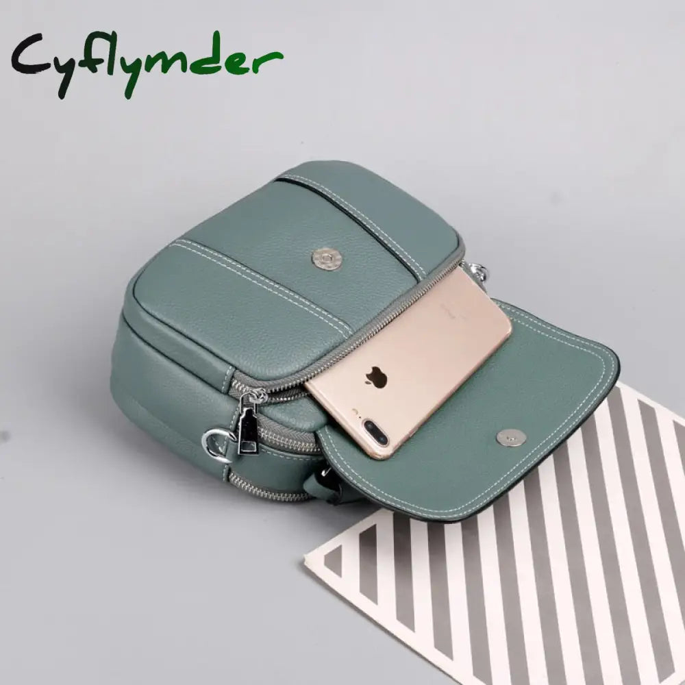 Cyflymder Luxury Designer Handbag Genuine Leather Crossbody Bags High Quality Casual Totes Women