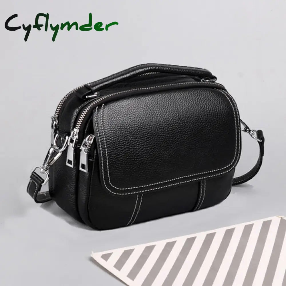 Cyflymder Luxury Designer Handbag Genuine Leather Crossbody Bags High Quality Casual Totes Women