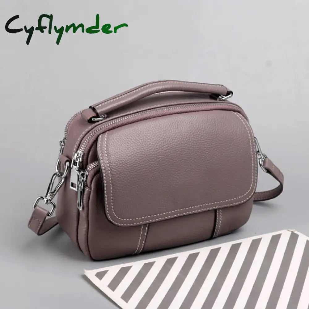 Cyflymder Luxury Designer Handbag Genuine Leather Crossbody Bags High Quality Casual Totes Women