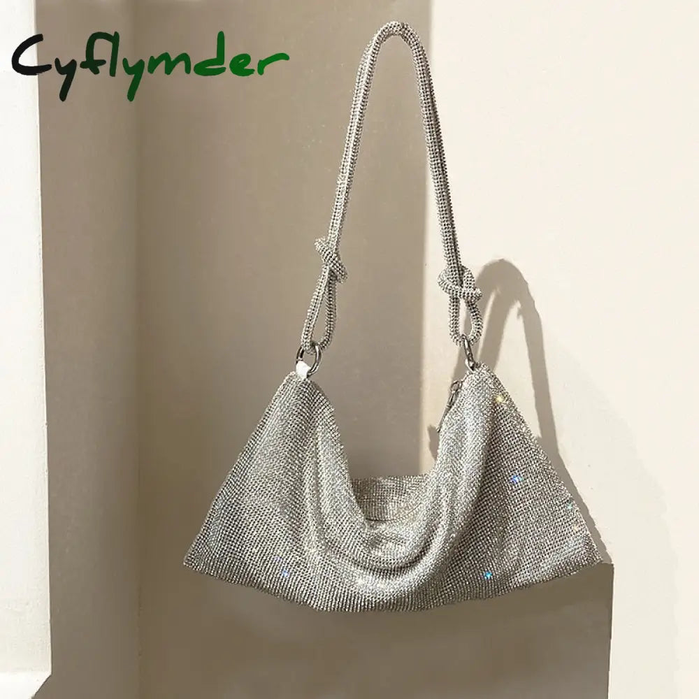 Cyflymder Luxury Designer Purses And Handbags Evening Bags For Women Rhinestone Clutch Purse Ladies