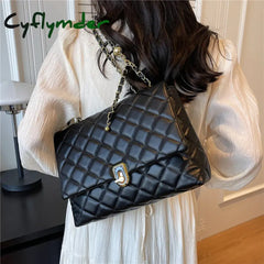 Cyflymder Luxury Designer Women Chain Shoulder Bag Female Brand Crossbody Handbags And Purse Bags