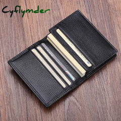 Luxury Fashion Genuine Leather Card Wallets Men Credit Card Holders Women Card&ID Holder Male Organizer Business Card Holder