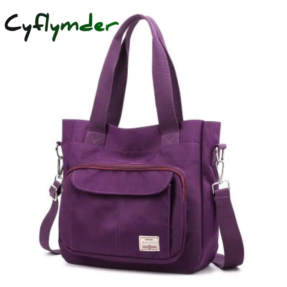 Cyflymder Luxury Handbags Women Bag Designer Waterproof Nylon Ladies Large Capacity Shoulder