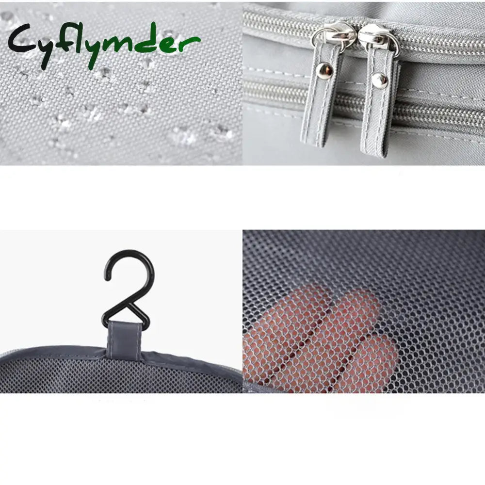 Cyflymder Makeup Bag Cheap Women Bags Men Large Waterproof Nylon Travel Cosmetic Bag Organizer Case