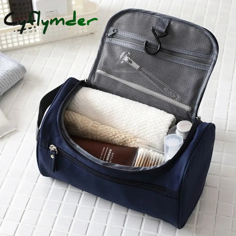 Cyflymder Makeup Bag Cheap Women Bags Men Large Waterproof Nylon Travel Cosmetic Bag Organizer Case