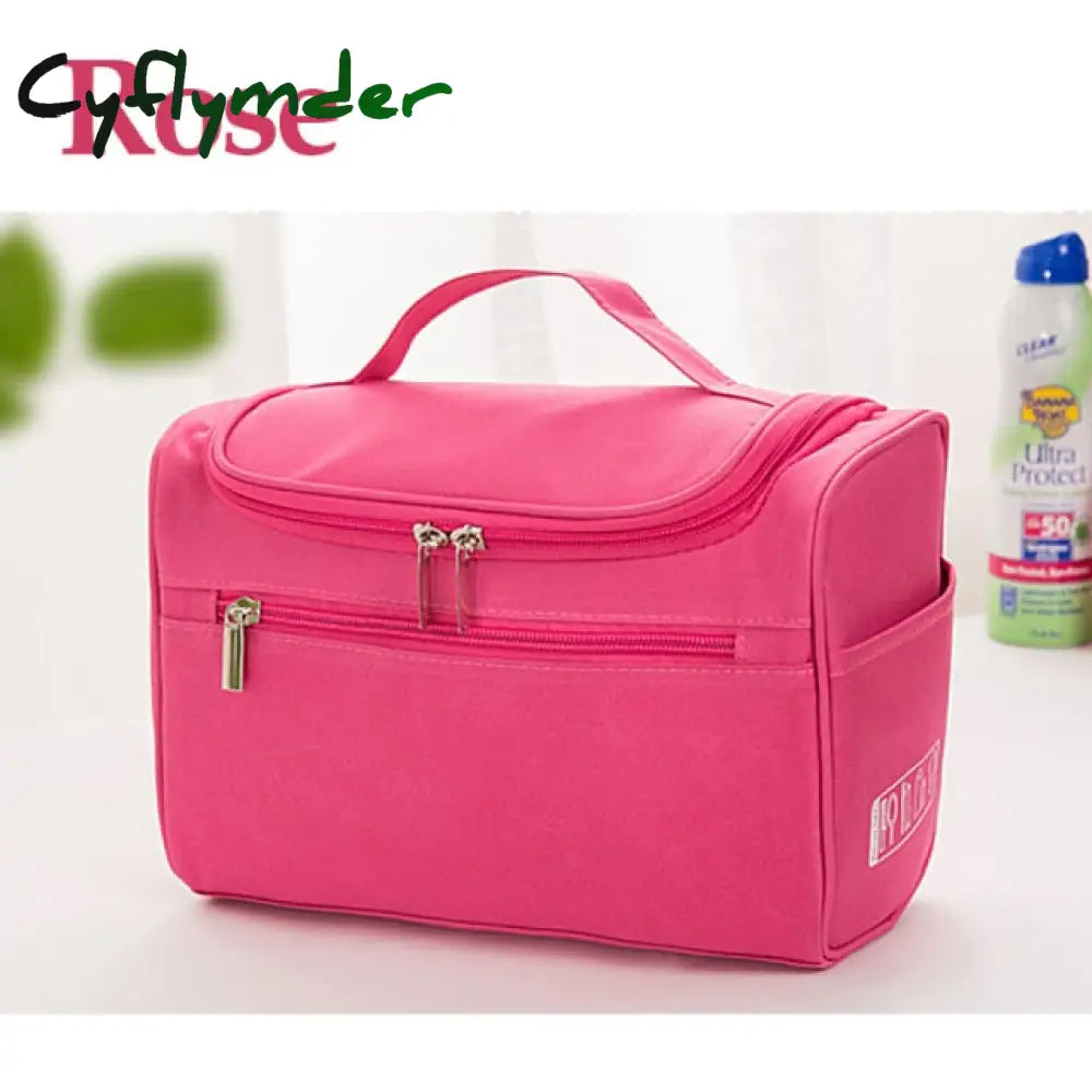 Cyflymder Makeup Bag Cheap Women Bags Men Large Waterproof Nylon Travel Cosmetic Bag Organizer Case