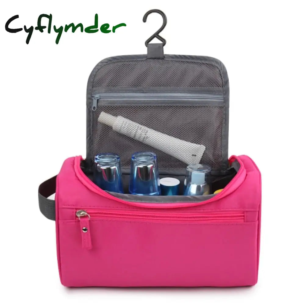 Cyflymder Makeup Bag Cheap Women Bags Men Large Waterproof Nylon Travel Cosmetic Bag Organizer Case