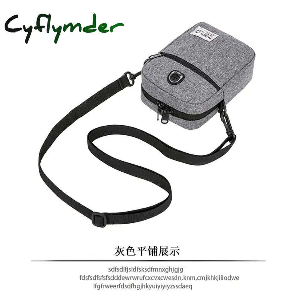 Cyflymder Male Bag Men’s Satchel High Quality Men Diagonal Mini Crossbody Bags Shoulder