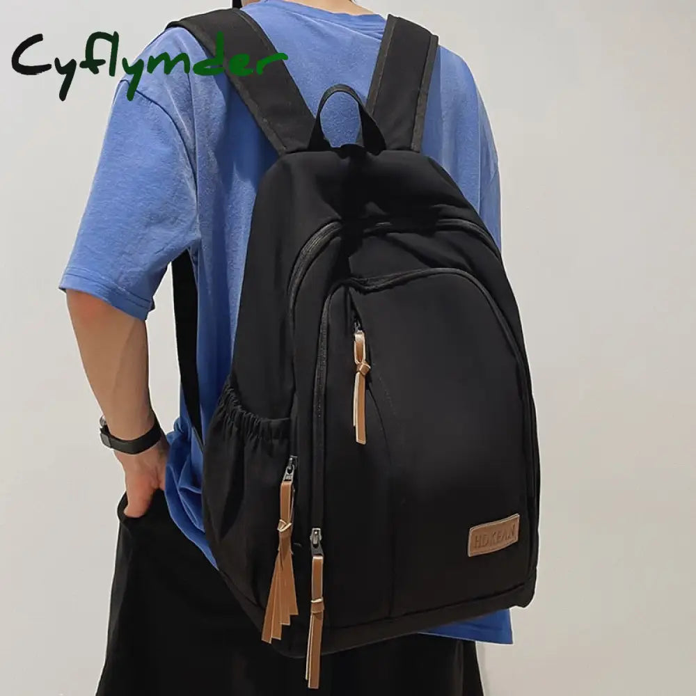 Cyflymder Men Female Nylon Book Bag Fashion Male Women College Backpack New Boy Girl School Lady