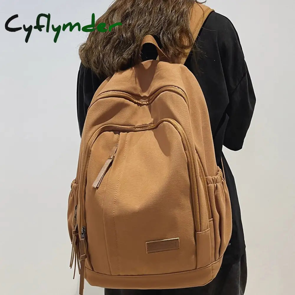 Cyflymder Men Female Nylon Book Bag Fashion Male Women College Backpack New Boy Girl School Lady