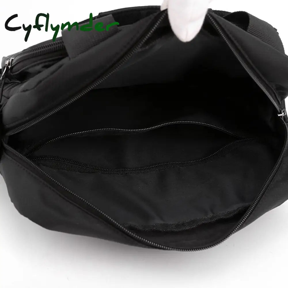 Cyflymder Men Handbags Casual Leather Laptop Bags Male Business Travel Messenger Men’s Crossbody
