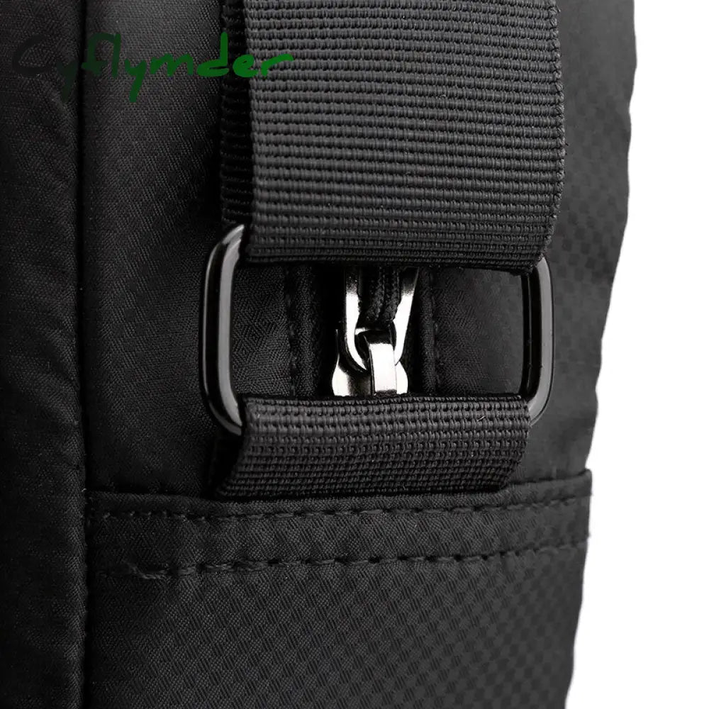 Cyflymder Men Handbags Casual Leather Laptop Bags Male Business Travel Messenger Men’s Crossbody