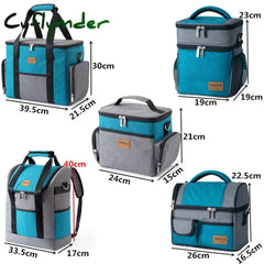 Cyflymder Men Large Shoulder Insulated Cooler Bag Women Thermal Lunch Tote Portable Picnic Ice Pack