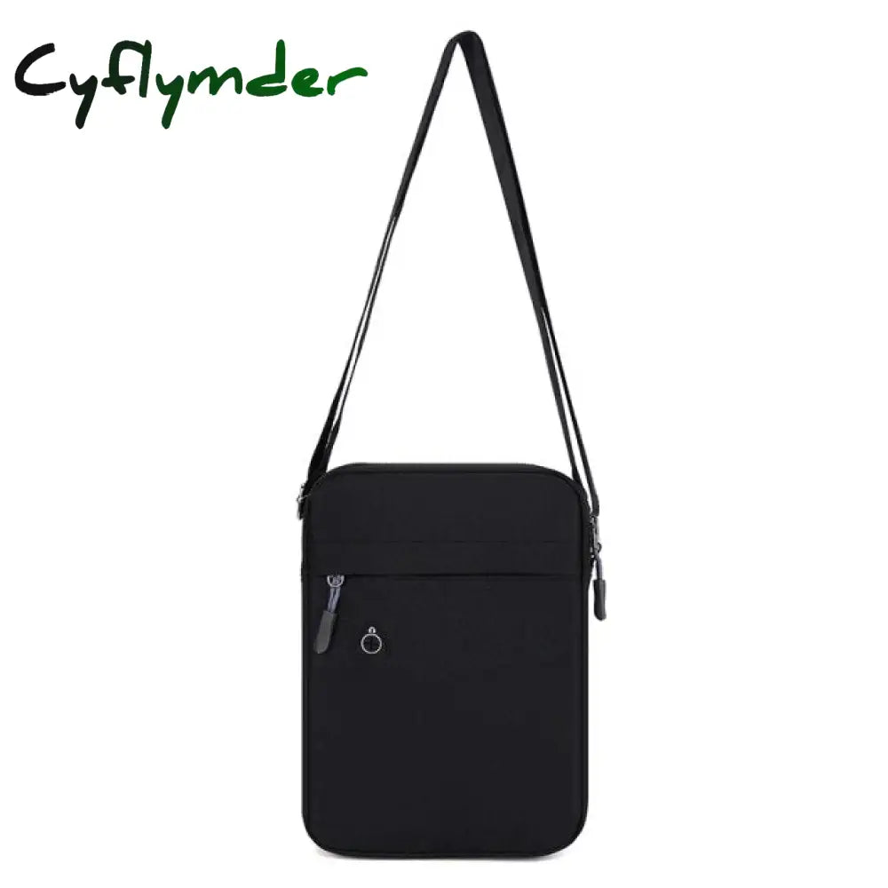 Cyflymder Men Messenger Bags Canvas Shoulder Bag Mens Simple Waterproof Crossbody Travel Mini