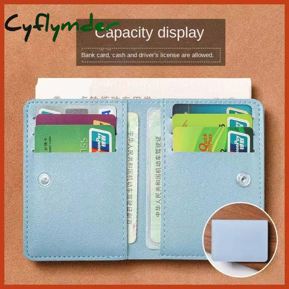 Cyflymder Men Wallet Canvas And Pu Leather Gray/Blue/Black Short Male Purse Hasp/Zipper Credit Card