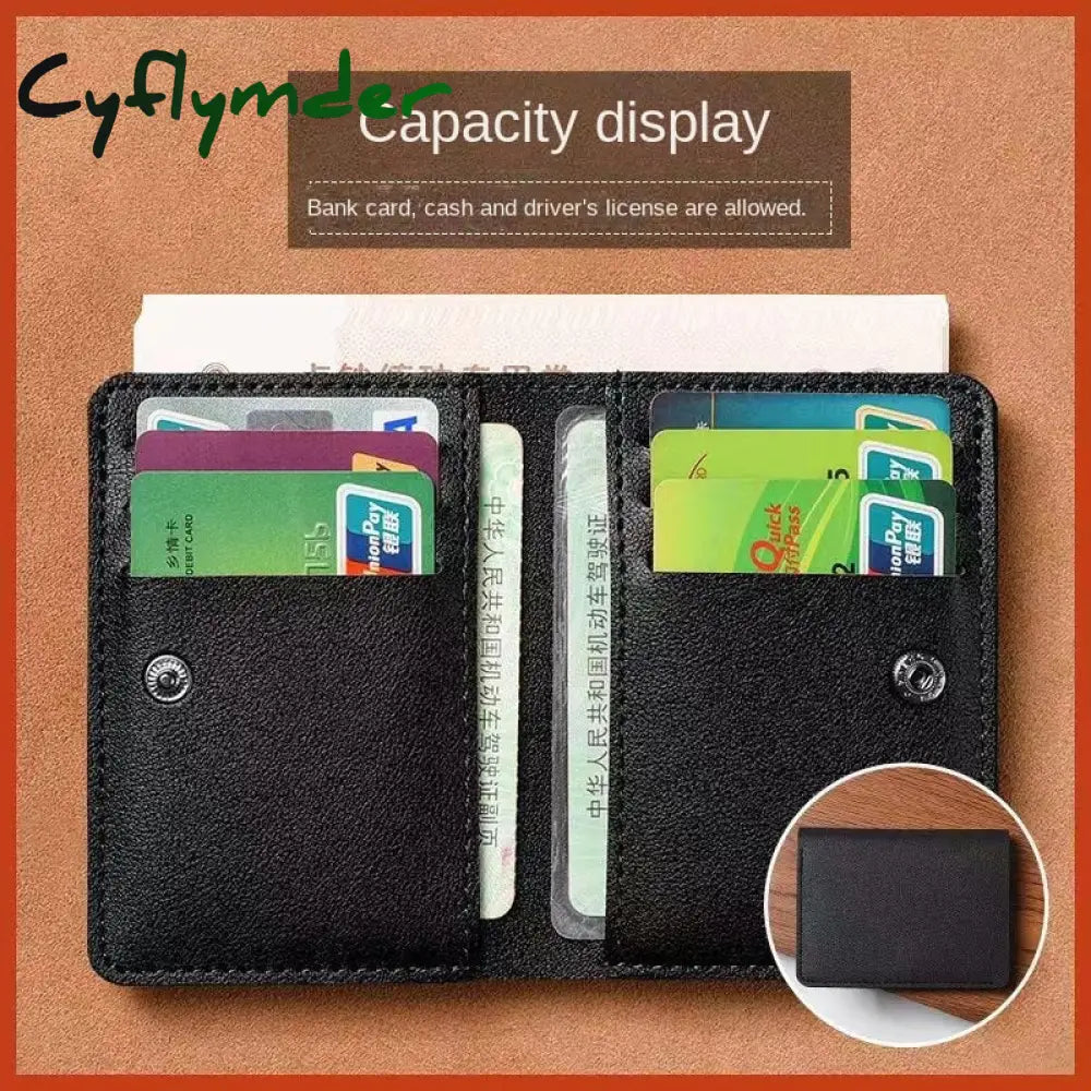 Cyflymder Men Wallet Canvas And Pu Leather Gray/Blue/Black Short Male Purse Hasp/Zipper Credit Card