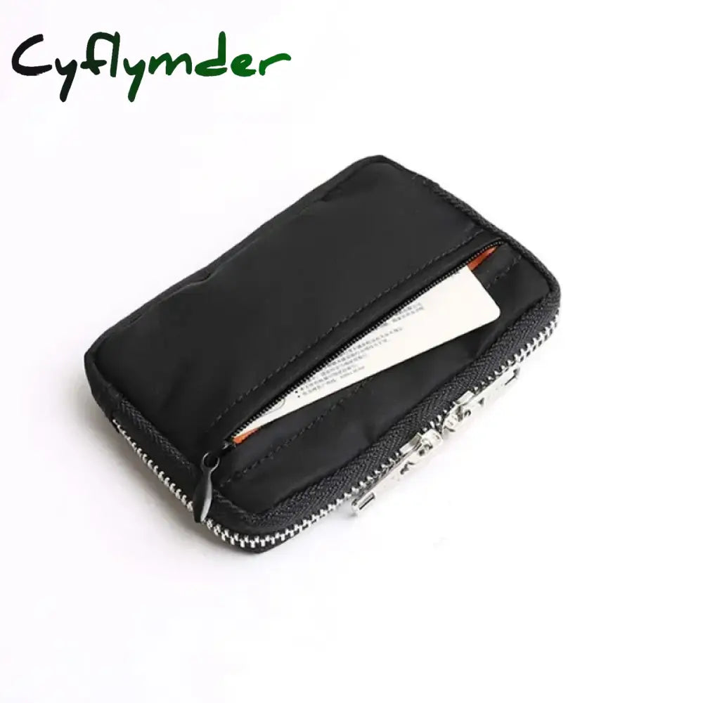 Cyflymder Men Wallet Earbuds Storage Bag Credit Card Holder Case For Boys Girls Journey Bank