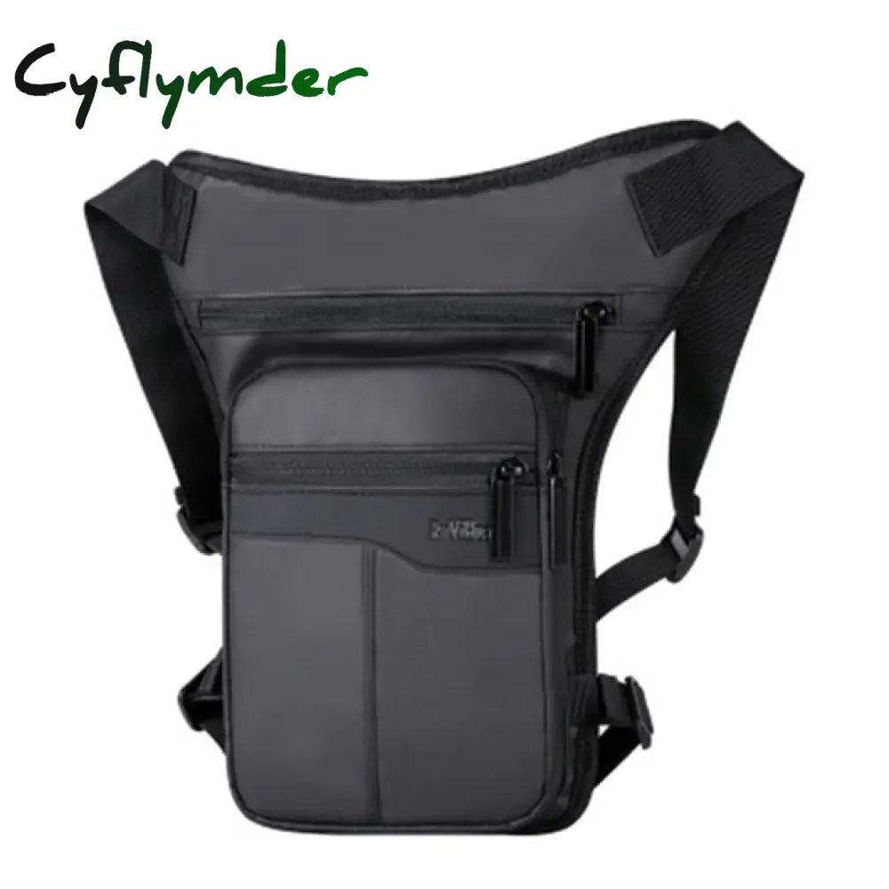 Cyflymder Men Waterproof Thigh Bag Waist Pack Fanny Packs Outdoor Riding Motorcycle Crossbody Hip