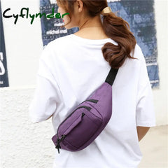 Cyflymder Men Women Waist Bag Pack Purse Casual Large Phone Belt Pouch Canvas Travel Fanny Banana