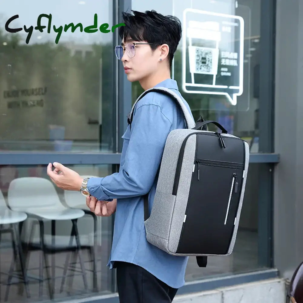Cyflymder Men’s 3Pcs Backpack New Multifunctional Bag Large Capacity Usb Charging For 15.6 Inch