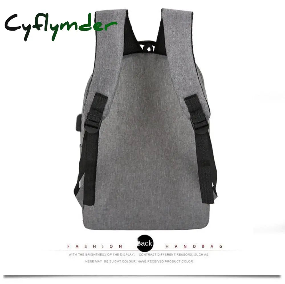 Cyflymder Men’s Backpack Multifunctional Waterproof Bags For Male Business Laptop Usb Charging