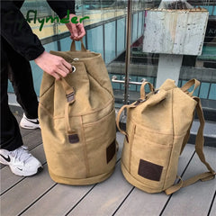 Cyflymder Mens Bag Outdoor Sports Duffle Rucksack Tactical Canvas Backpack School