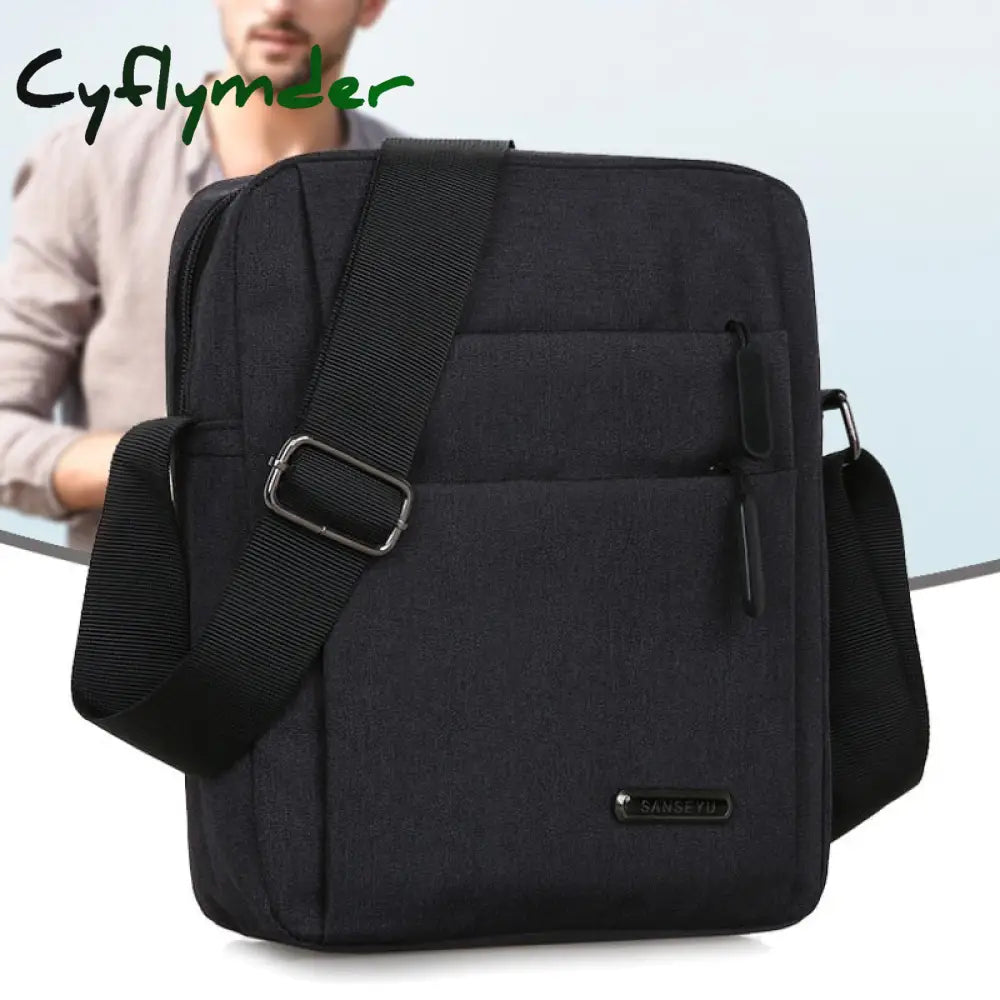 Cyflymder Men’s Messenger Bag Crossbody Shoulder Bags Men Small Sling Pack For Work Business