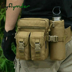 Cyflymder Men’s Tactical Casual Fanny Waterproof Pouch Waist Bag Packs Outdoor Military Hunting