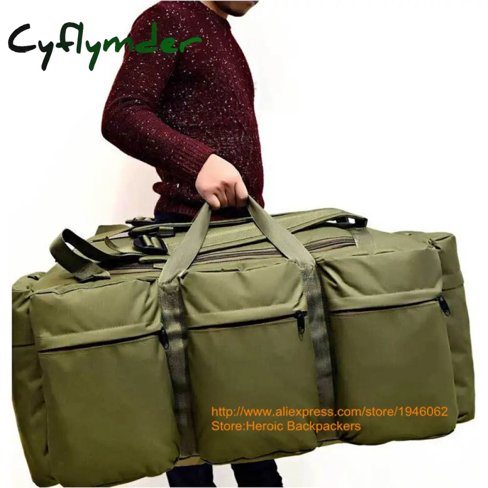 Cyflymder Men’s Travel Bags Large Capacity Waterproof Tote Portable Luggage Daily Handbag Bolsa