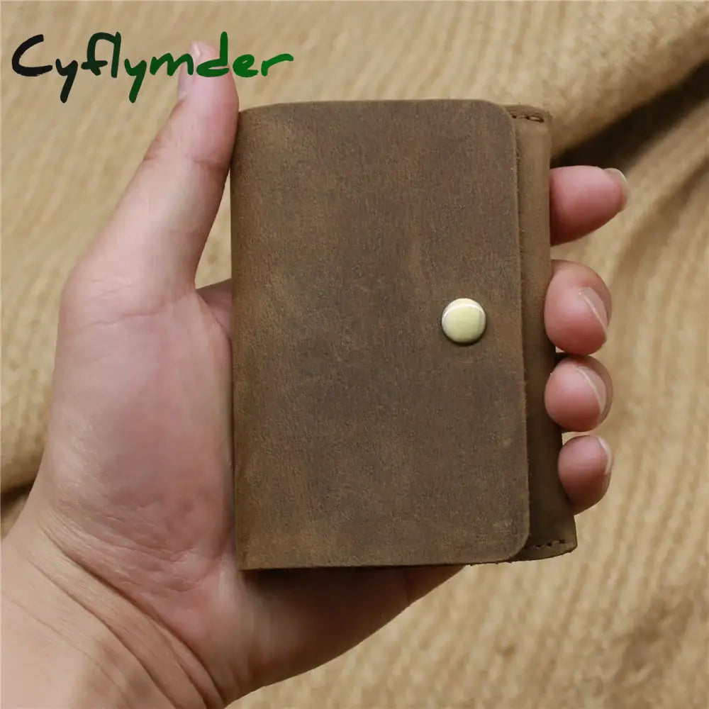 Mens Wallet Genuine Leather Coin Purse Ladies Card Mini Bag Clutch Feminine Men's Slim Purse Money Small Wallet Key Holder Gift