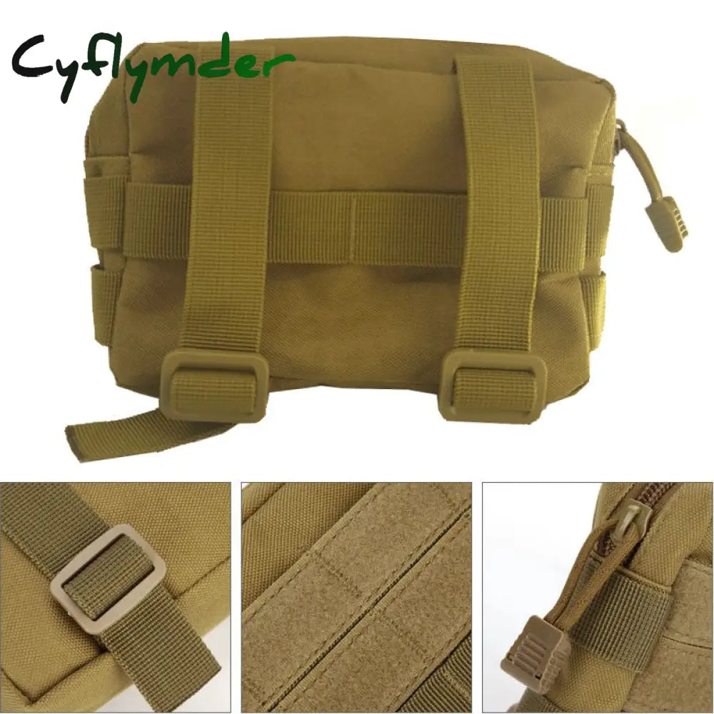 Cyflymder Military Molle Pouch Tactical Belt Waist Bag Outdoor Sport Waterproof Phone Men Casual