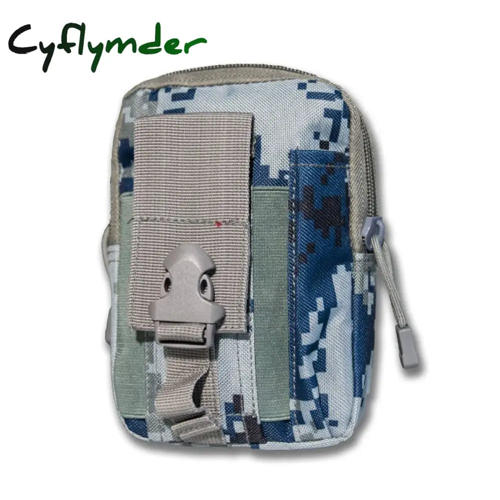 Cyflymder Military Molle Pouch Waist Bag Camo Waterproof Nylon Multifunction Casual Men Fanny Pack
