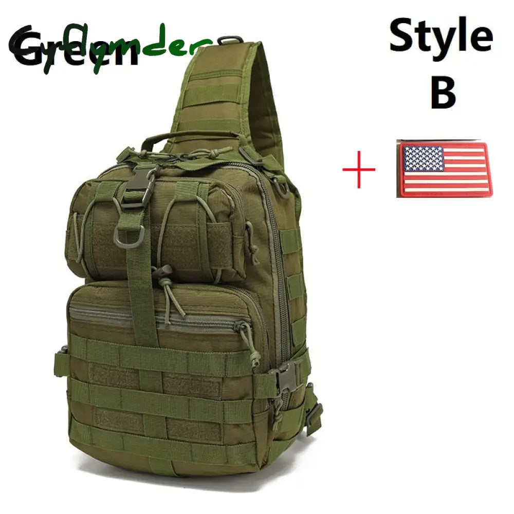 Cyflymder Military Tactical Assault Pack Sling Backpack Waterproof Edc Rucksack Bag For Outdoor