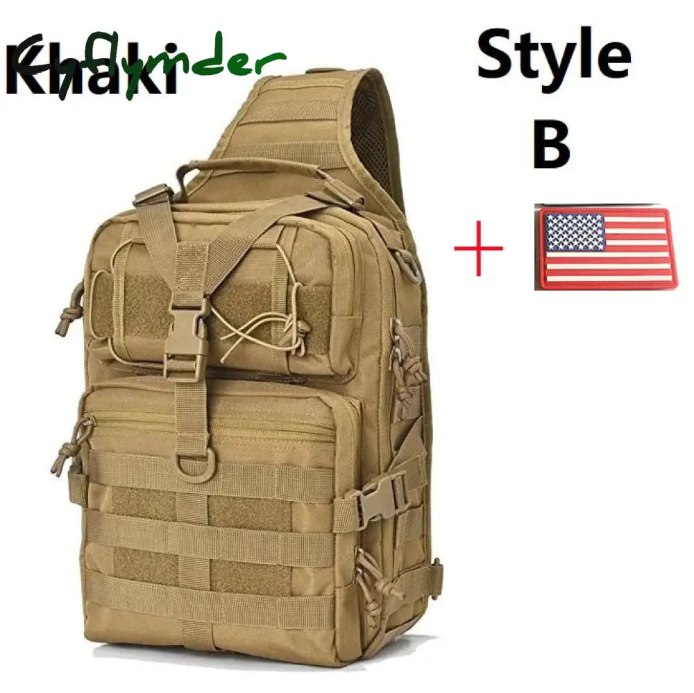 Cyflymder Military Tactical Assault Pack Sling Backpack Waterproof Edc Rucksack Bag For Outdoor