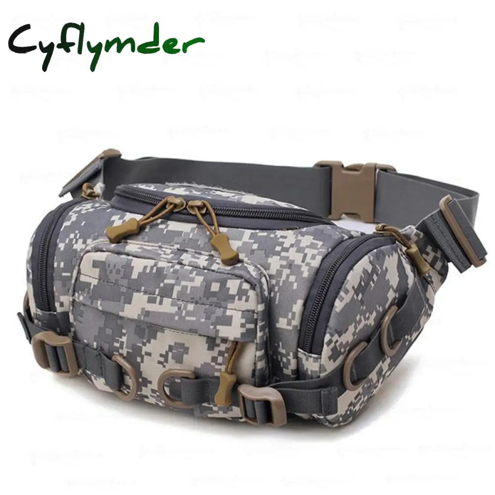 Cyflymder Military Waist Bag Tactical Fanny Pack Adjustable Strap Waterproof Sport Mobile Phone