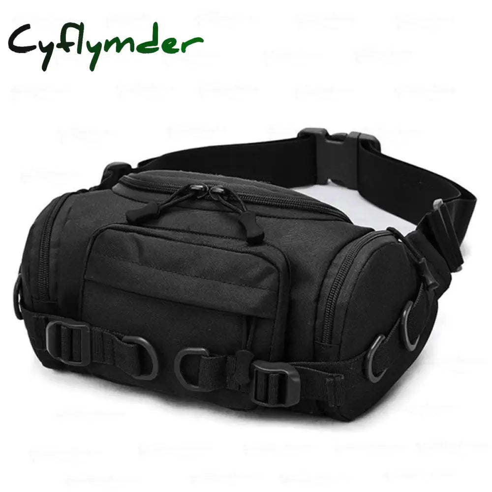 Cyflymder Military Waist Bag Tactical Fanny Pack Adjustable Strap Waterproof Sport Mobile Phone