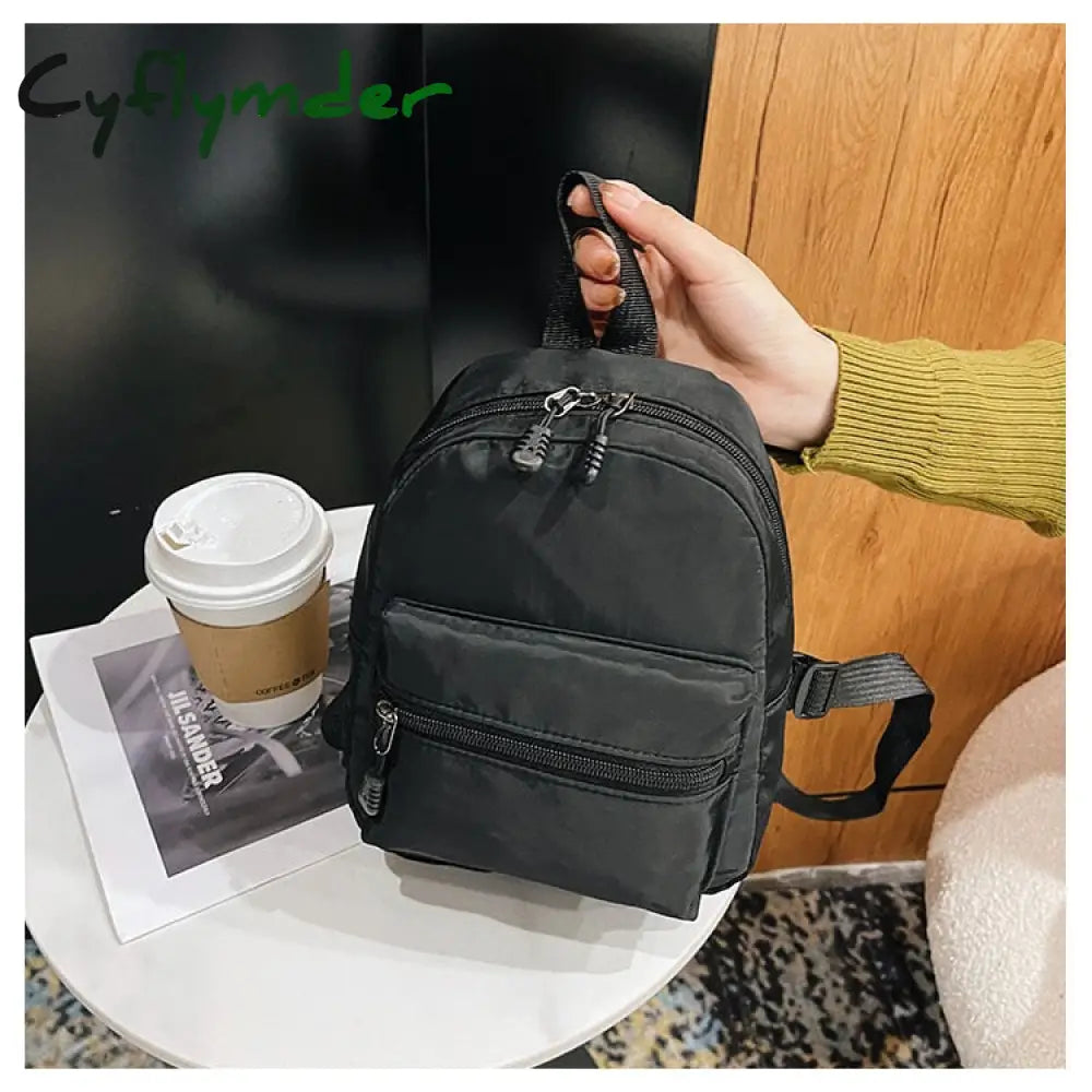 Cyflymder Mini Backpack Women Small Travel Bagpack Ladies Korea Style Female Student School Bag For