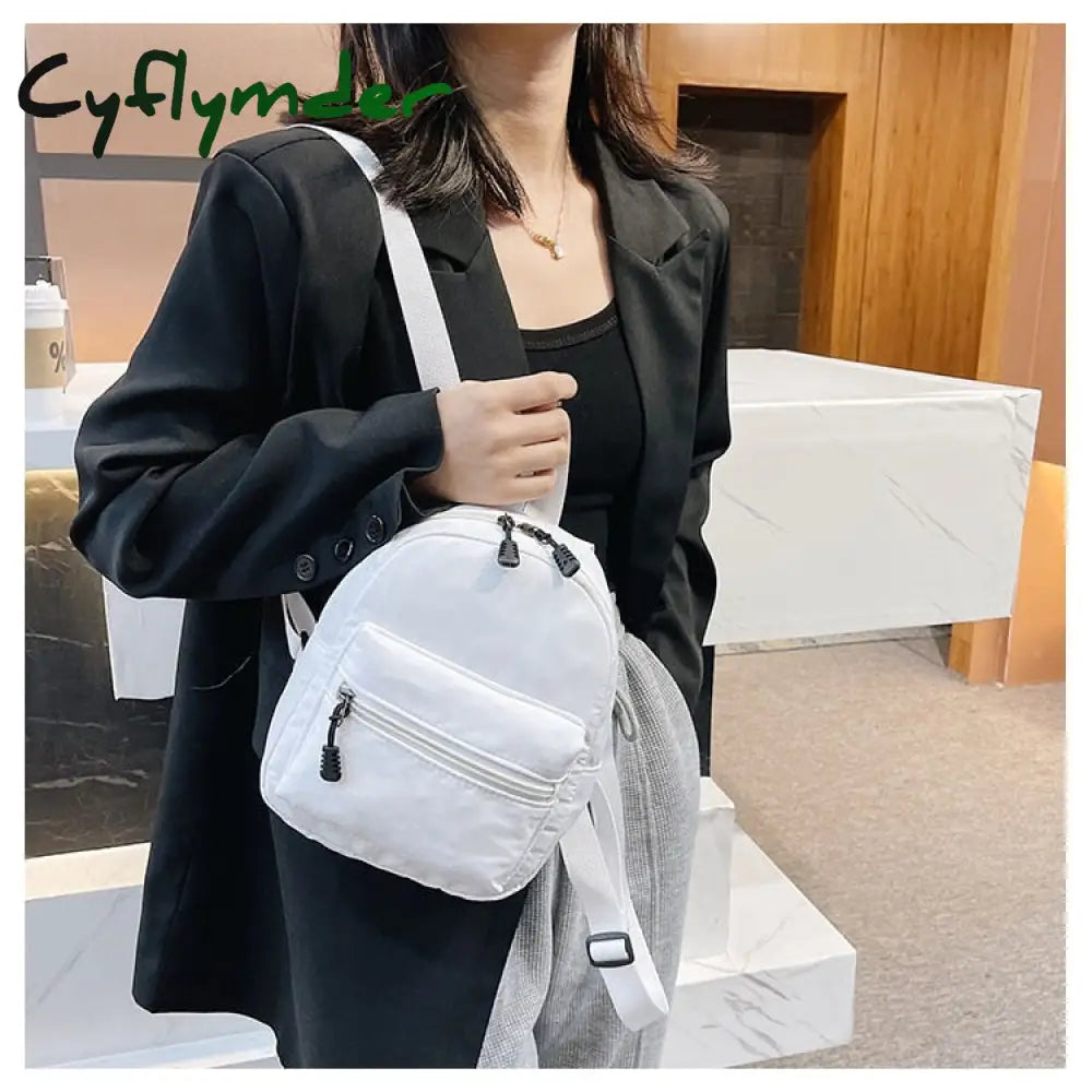 Cyflymder Mini Backpack Women Small Travel Bagpack Ladies Korea Style Female Student School Bag For