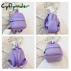 Cyflymder Mini Backpack Women Small Travel Bagpack Ladies Korea Style Female Student School Bag For