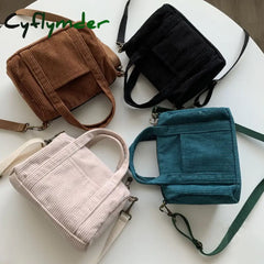 Cyflymder Mini Tote Bag Handbags For Women Girls Purses Casual Autumn And Winter Small Solid Color