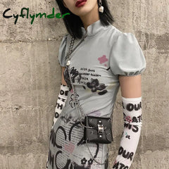 Cyflymder Mini Women’s Bag Party Lady Shoulder Bags Rock Street Style Women Crossbody Metal Chain