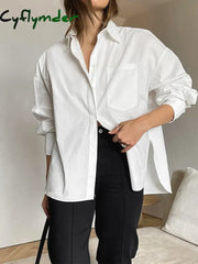 Cyflymder - Minimalist Button Down Shirt White / Xs Shirts