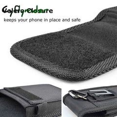 Cyflymder Mobile Phone Waist Bag Men Women Small Nylon Cell Holster Storage Fanny Pack Purse With