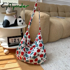 Cyflymder Modern Small Leopard Print Messenger Bag Single Shoulder Canvas For Female Student