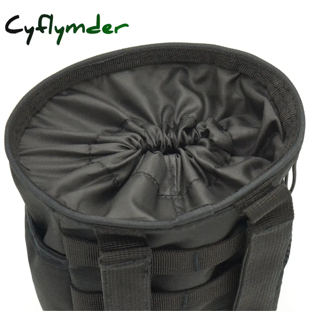 Cyflymder Molle System Hunting Tactical Magazine Dump Drop Pouch Recycle Waist Pack Ammo Bags