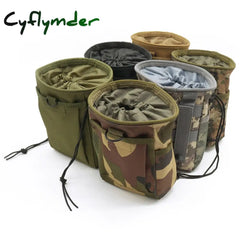 Cyflymder Molle System Hunting Tactical Magazine Dump Drop Pouch Recycle Waist Pack Ammo Bags