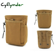 Cyflymder Molle System Hunting Tactical Magazine Dump Drop Pouch Recycle Waist Pack Ammo Bags