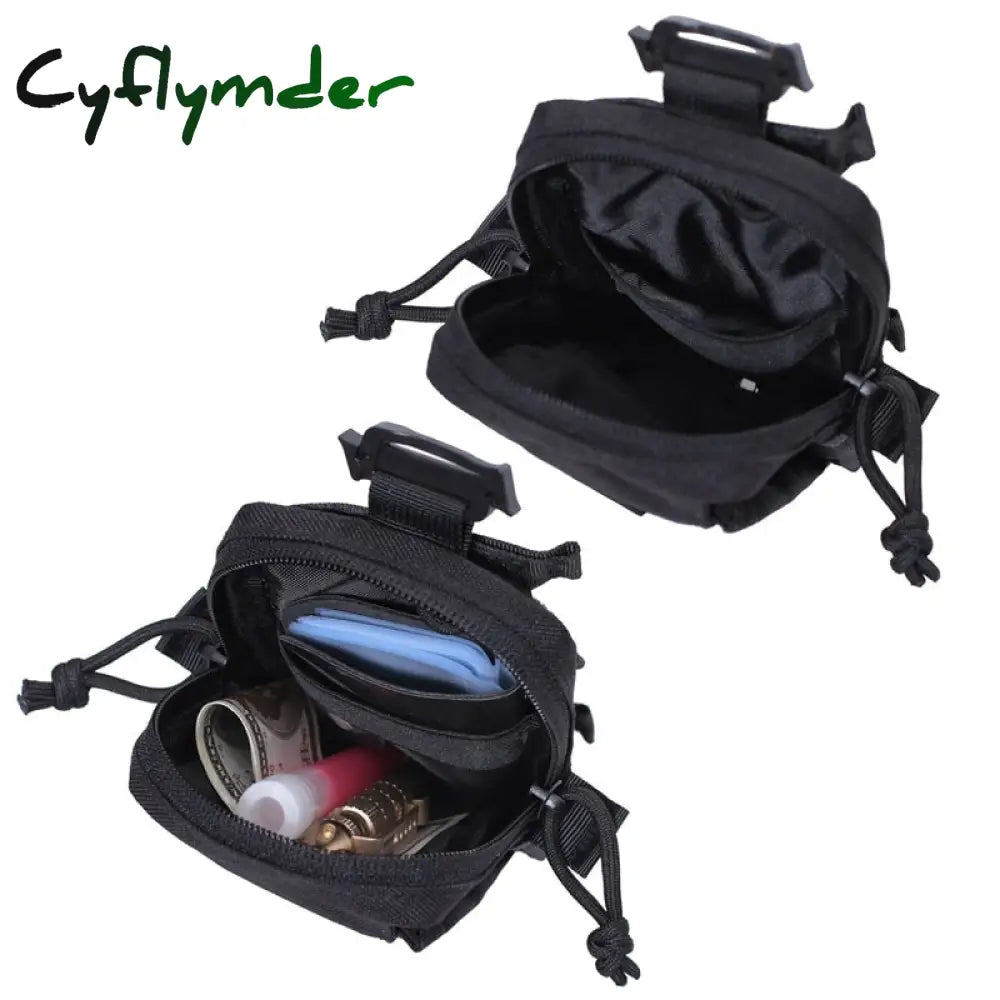 Cyflymder Molle Tactical Waist Bag Outdoor Emergency Edc Pouch Phone Pack Sports Climbing Running