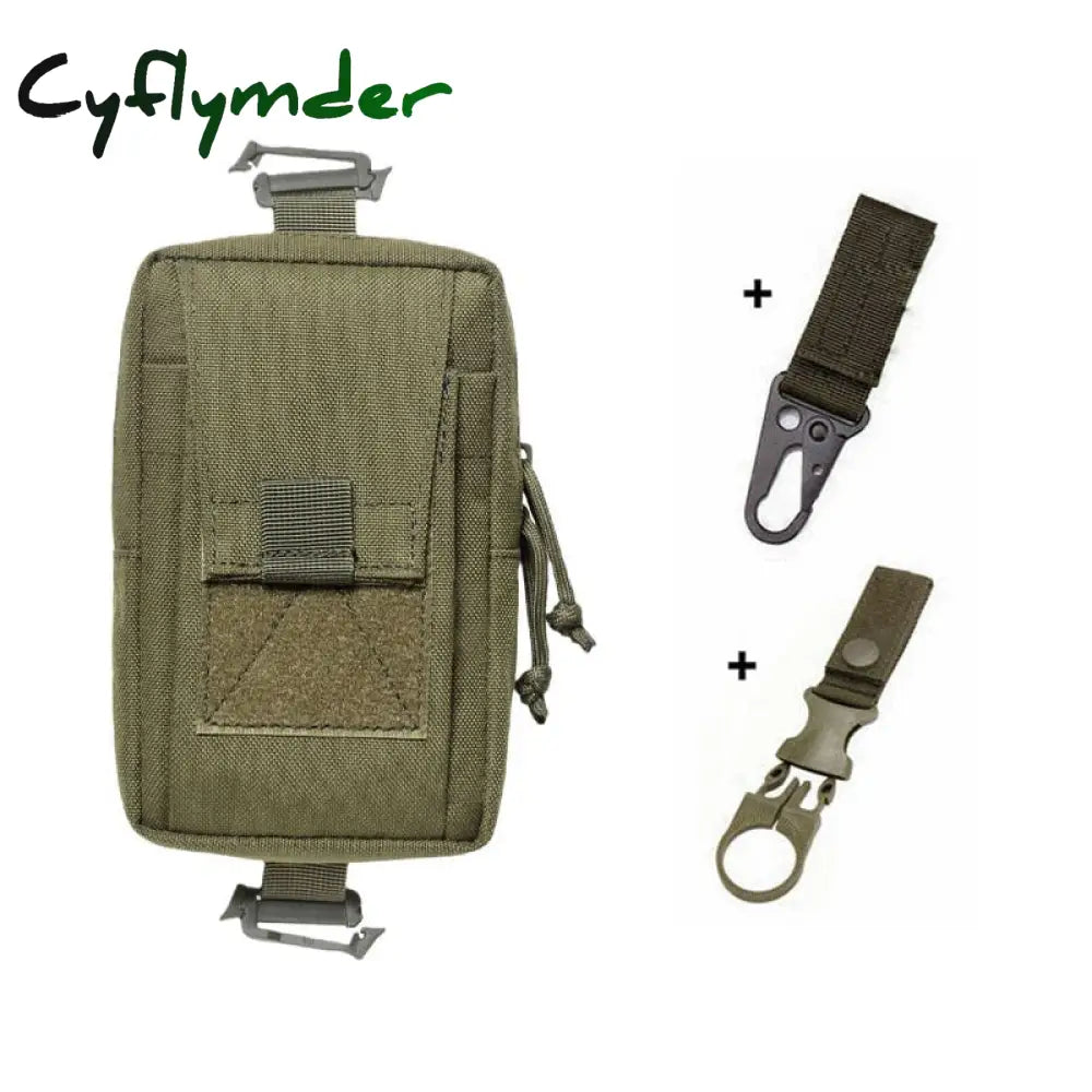 Cyflymder Molle Tactical Waist Bag Outdoor Emergency Edc Pouch Phone Pack Sports Climbing Running